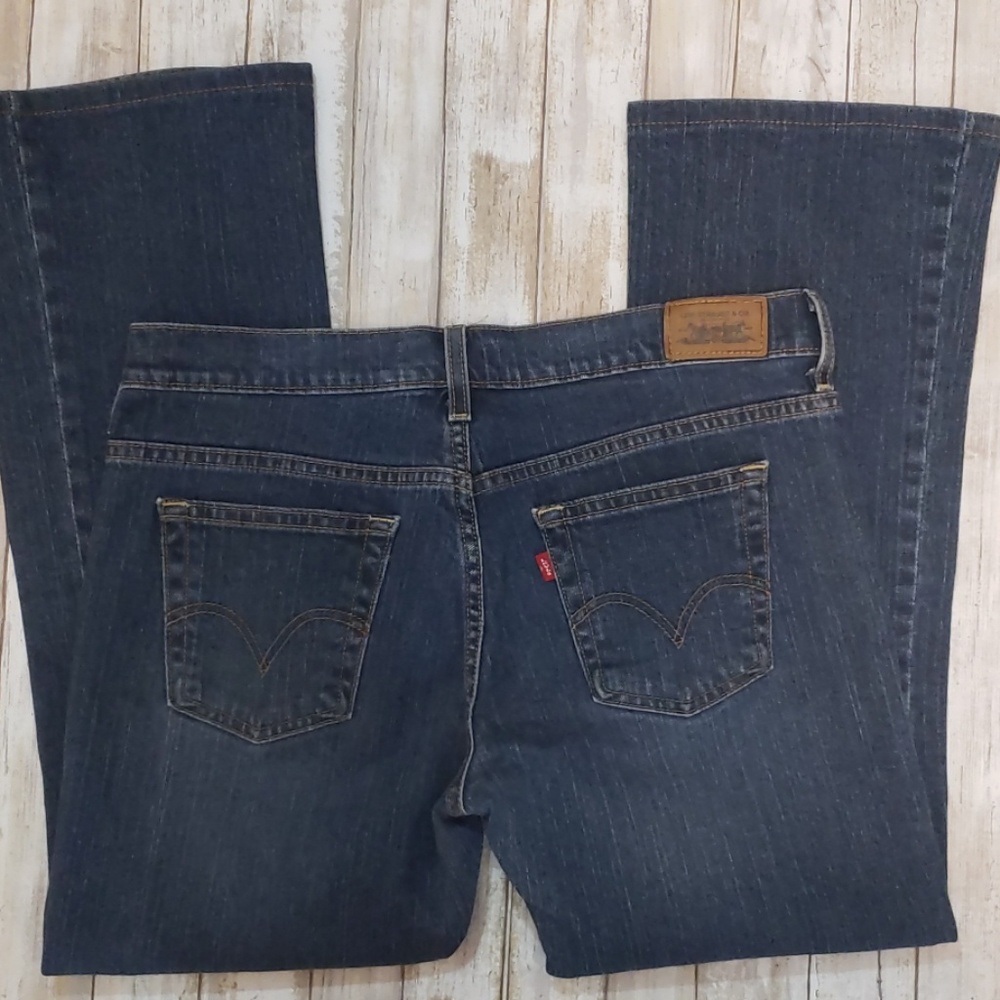 LIKE NEW!! LEVIS 515 JEANS SZ 10 SHORT - Picture 2 of 3